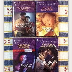 4 NEW Harlequin INTRIGUE Suspense Romances
